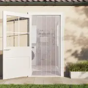 vidaXL Door Curtain Transparent 200 mmx1.6 mm 50 m PVC