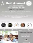 Mattress Cover Protector Fitted Sheet Bed Wet Waterproof Topper Queen Soft Terry