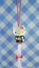 【震撼精品百貨】Hello Kitty 凱蒂貓~七國限定版手機吊飾-京都(黑)