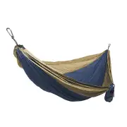 Grand Trunk Single Parachute Nylon Hammock (Navy Blue/Royal)