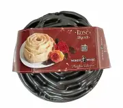 Nordic Ware Rose Bundt Pan Platinum Collection Heavy Cast Aluminum Made in USA