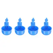 6 Pcs Automatic Drinking Fountain Poultry Waterer Chicken Watering