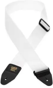 Ernie Ball 2-inch Polypro Strap - White (5-pack) Bundle