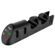 9187 Motorcycle 6 In Charging Base Dock For Nintendo Switch Joycon Pro Game Console Mirror Black Chargers & Charging Docks