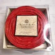 POTTERY BARN ROUND PAPER LANTERNS Set of 10 Red ***NEW In Box***