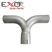 4" (102mm) Y Piece T Junction Exhaust Pipe Mandrel Bend Truck/Car Muffler