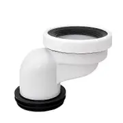 100mm Toilet Offset pan Connector PVC Waste Pipe Connector Toilet accessories