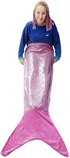 Original Comfy Tail Soft Sparkly Mermaid Tail, Pink