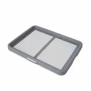 Petio One Hand Dog Toilet Training Board Wide Grey For Training Pads 48x60cm