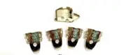 Dunlop Metal Nickel Silver 4 Finger Picks and thumb pick .025 inch