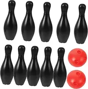 COMNESTBI Mini Boys and Girls Toys Indoor Outdoor Parent-Child Interactive Entertainment Bowling Set 1 Set Small Bowling Balls Plaything