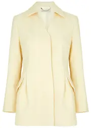 Emilia Wickstead Aideen Bouclé Cotton Jacket - Ivory - 16 16