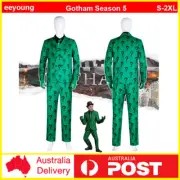 Gotham Season 5 Edward Nygma Riddler Cosplay Costume Halloween Carnival Outfits