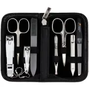 Professional Manicure and Pedicure Set - Made in Solingen, 8-Piece Grooming Kit