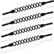 [GAROZATION] 8pcs Eyeglasses Retainer Strap Adjustable Safety Band for Sports Fit for Swimming Outdoor Activities Springy Design Floatable Feature
