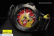 Invicta Men's NFL San Francisco 49ers 46mm Red Dial Black Band Quartz Watch