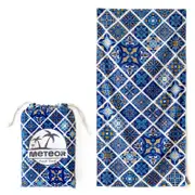 METEOR 180x90cm Extra Large Sand-Free Beach Towel (Mosaic)