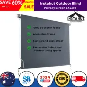 Instahut Outdoor Blind Window Roll Down Awning Canopy Privacy Screen 3X2.5M