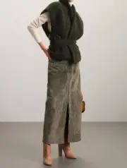 Marie Oliver astrid vest Army Green