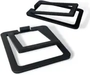 Audioengine DS1M Desktop Speaker Stands Pair - Powder Coated Steel - High-Per...