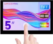 5Inch Capacitive Touch Display Compatible with Raspberry Pi 5/4B/3B+/3A+/3B/2B/B