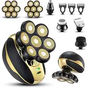 VOTMONI Upgrade 7D Electric Shaver - Bald Head Close Shaver for Men, Rechargeable, Rotary, Multifunctional, Wet & Dry