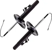 JILORTH 1Pair Front Shock Absorbers Compatible for Porsche Carrera 911 2Matic 2WD 2004-2012, Front Struts, OEM: 99734304513, 99734304514