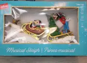 Disney Christmas Holiday Musical Sleigh Mickey Minnie Goofy Pluto NEW