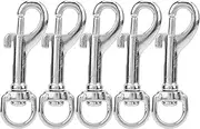 Stainless Steel Spring SNAP Hook Firm Double Ended Clips for Diving and Outdoor Activities L72MM