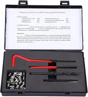 LOCADENCE 30Pcs Thread Repair Kit, Stainless Steel Metric Helicoil Repair Kit, M6x1 Twisted Drill Wrench, Threaded Insert Tap Insertion Tool