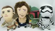 Star wars The Mandalorian Han solo Rey Storm trooper Talking plush soft toy 26cm
