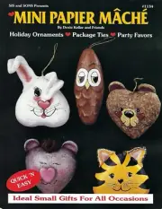 Mini Papier Mache Ornaments Decorative Painting Patterns Craft Projects Book