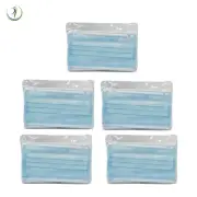 50 PCS Face 3-Ply Face Mask Non-Medical Surgical Earloop Mouth Cover Sealed Bag