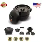 Fluffy Rice Made Easy: Earthenware Donabe Cooker with English Manual, 3-4 Cups