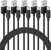 Car Carplay Cable for iPhone 16/15, 5 Pack USB to USB C Cable,USB A to USB C for Carplay USB C Cord for iPhone 16/16 Plus/16 Pro/16 Pro Max/15/15 Plus/15 Pro/15 Pro Max Car Charger Cord Charging Cable