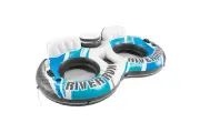 New Intex River Run 2 Inflatable Tube River Lake Pool Lounge Float Aqua