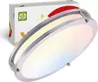 LED 16 Inch round Flush Mount Light Fixture | 24W 2150LM 3000K-5000K 100-277V |