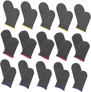 LOORGVEL 30Pcs Gaming Finger Sleeves Sweat Nonslip Finger Covers Breathable Elastic Design for Enhanced Game Performance for Mobile Gaming Controllers