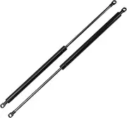 X AUTOHAUX 500mm/19.69" Gas Struts 500N Gas Springs Black Carbon Steel 2 Pcs RV Car Toolbox Lid Storage Box Cover Cabinet Door Cover