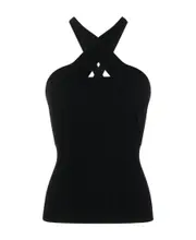 cross strap sling L Black