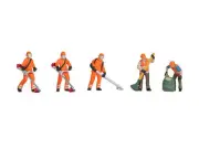 Noch 15064 HO/OO Gauge Municipal Gardeners (5) Figure Set
