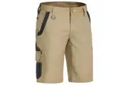 Bisley Mens FLX & MOVE Stretch Cargo Shorts BSHC1130 - Khaki