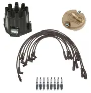 ACDelco Ignition Kit Distributor Rotor Cap Wire Spark Plugs For Pontiac GAS V8