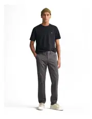 [Gant] Slim Fit Twill Chinos in Antracite