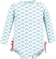 [HUDSON BABY] Baby Girl's Toddler Swimsuit, Cloudy Rainbow