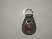 SCORPIO ASTROLOGY ASTROLOGICAL SIGN LEATHER KEYCHAIN GREY