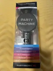 Party Machine by Singing Machine Karaoke Portable Bluetooth Speaker Microphone