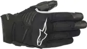 Alpinestars Faster Motorcycle Gloves, black-white, Size 2XL for Men Black White