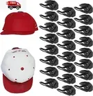 24 Pack Adhesive Hat Hooks for Wall, Hat Rack for Baseball Caps, Hat Hangers New