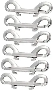 OKUMEYR Versatile Dog Leash Snap Hooks Double Headed Metal Hooks for Pet Leash Lanyard Heavy Duty Construction